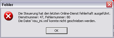 Fehleranzeige Dienstnummer 47 Fehlernummer 80 2.png Fehleranzeige Dienstnummer 47 Fehlernummer 80 2.png