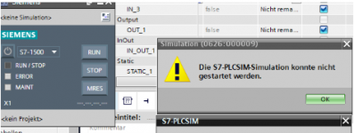 Fehlermeldung beim Start aus TIA.PNG Fehlermeldung beim Start aus TIA.PNG